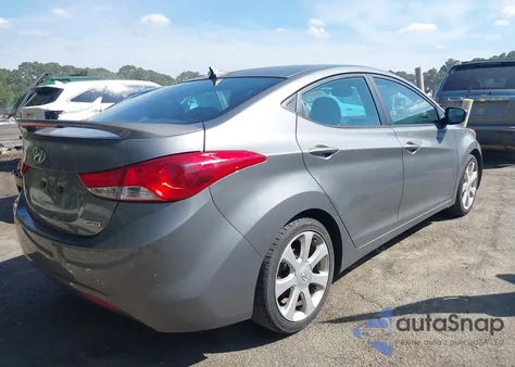 2013 Hyundai Elantra Limited from USA, damaged, VIN 5NPDH4AE1DH336552